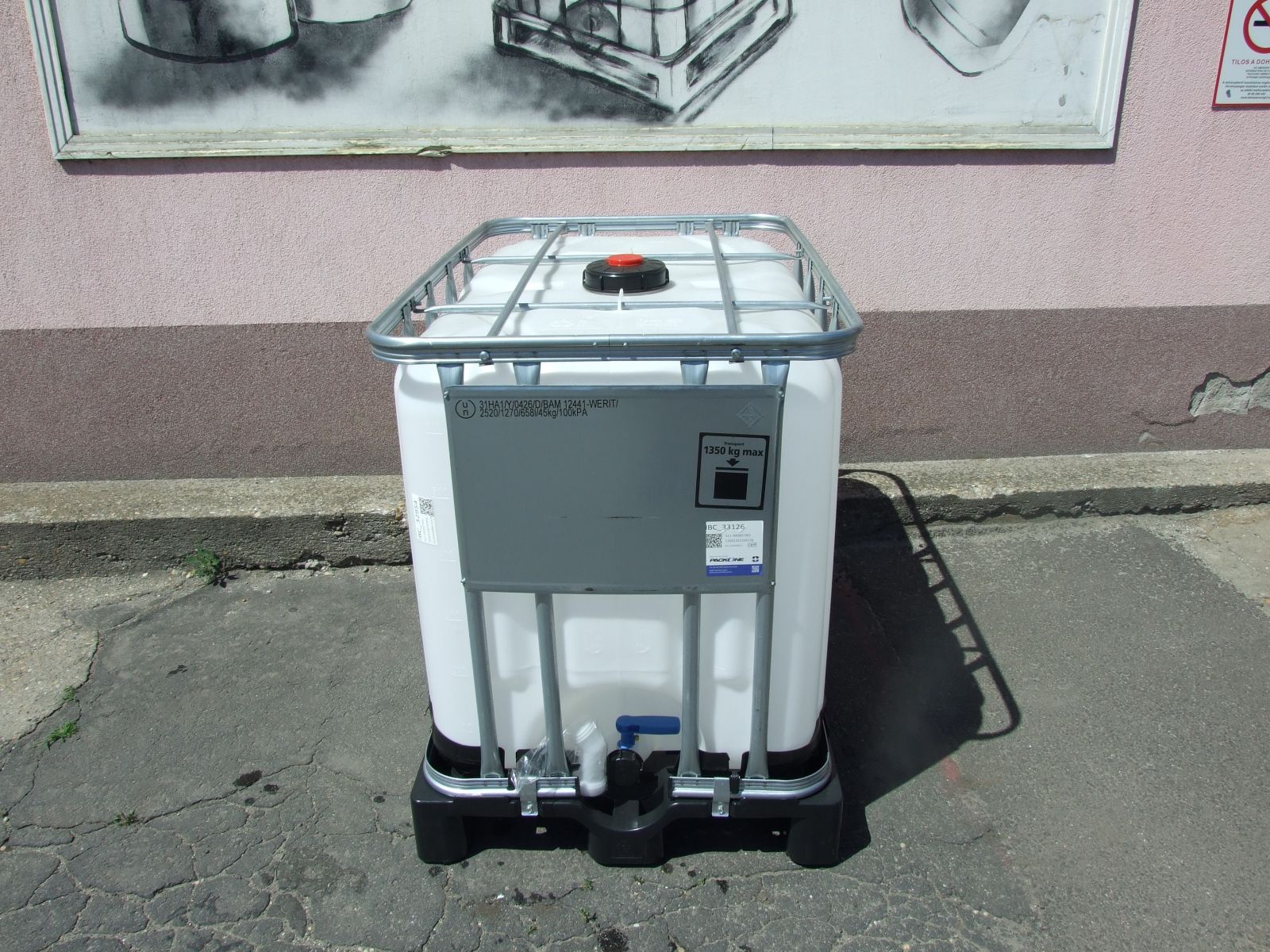 Új 600L IBC UN + Food minősítéssel