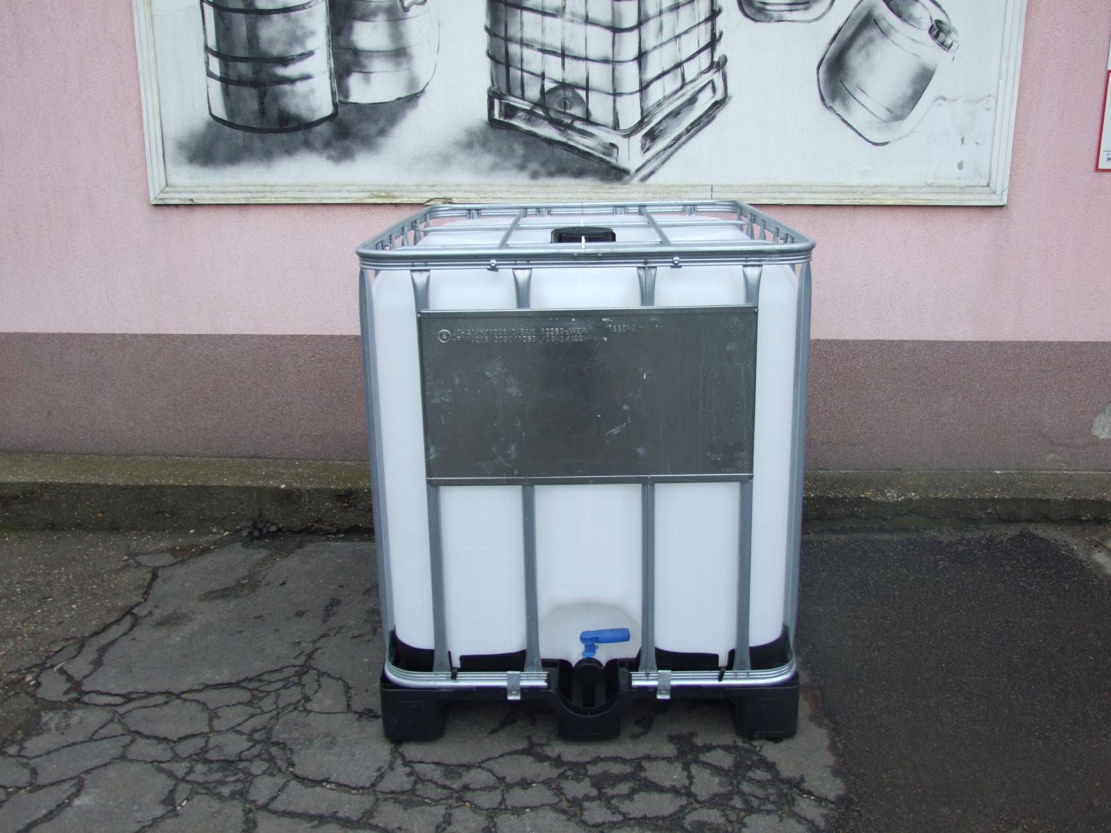 Használt, tisztított Werit 1000L IBC